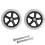 Wheelchair Replacement Wheels 6 Inch Solid Front Caster Pair Non Inflatable Punctureproof Walker Wheels 2