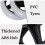 Wheelchair Replacement Wheels 6 Inch Solid Front Caster Pair Non Inflatable Punctureproof Walker Wheels 4