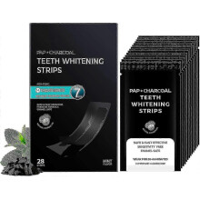 (56pairs, Black) Teeth Whitening Strips For Teeth Sensitive,teeth Whitening Strip Kit Non-sensitive Whitening Strips