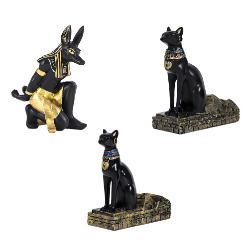 Ancient Egyptian God Wine Bottle Holders Resin-Best Large 1