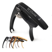 Custom Guitar Capo Black Engraved Metal Capo for Acoustic and Electric Guitar Gift for Musicians
