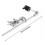 Drum Clamp Adjustable Cymbal Mount with Secure Lock, Universal Drum Hardware, Durable Metal Construction 2