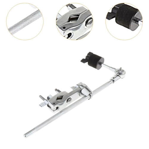 Drum Clamp Adjustable Cymbal Mount with Secure Lock, Universal Drum Hardware, Durable Metal Construction 2