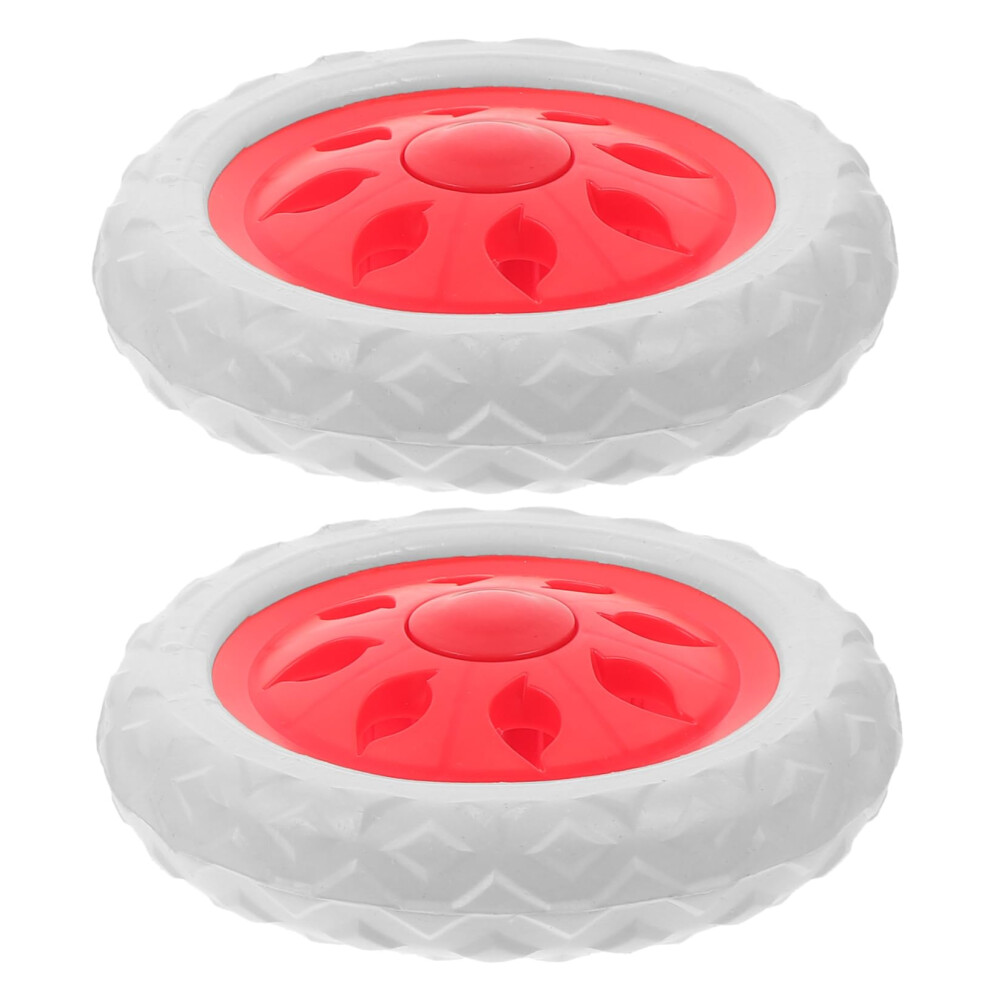 Heavy Duty Shopping Cart Caster Wheels Trolley Replacement Eva Wheels Smooth Silent Rolling 9310869660118