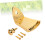 8 String Mandolin Tailpiece Shiny Gold Finish with Screws Quick String Change Removable Cover 2