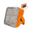 (Orange) Mini Solar Rechargeable Multifunctional Searchlight, Outdoor Portable LED 1