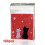 Röda godispåsar med katttryck – OPP-plast, 11x10+4cm, 100 1