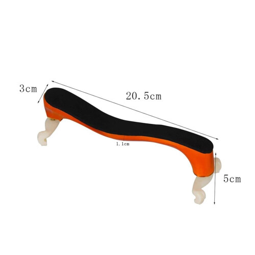 Adjustable Violin Shoulder Rest 3/4 4/4 Professional Maple Design for Comfortable Practice and Performance 1