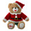 Tan Snowflake Teddy Plush Holiday Time 15 in 1