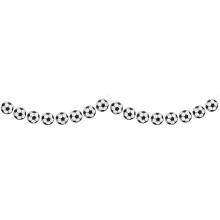 Papieren voetbal verjaardagsbanner, voetbalfeestartikelen (2 stuks)