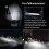 H4 LED Headlight Bulbs Kit High/Low Beam 6500K White 12V-24V Conversion (2pcs) 4