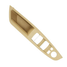 For 5 Series F10 F11 2010-2016 Front Left Car Interior Inner Door Handle Panel Trim Cover 51417225875 LHD Beige