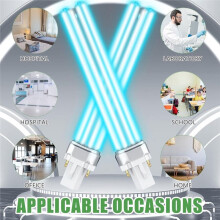 4 Lampadine UV UV-C da 9W con Attacco G23, Lampadine di Ricambio per Lampada Chiarificatrice per Laghetto Esterno, Compatibili con UVE9 CF400 CF500