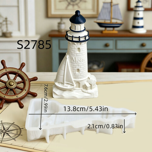 Lighthouse Silicone Molds Professional Silicone Molds For-S2786 1