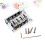 Vintage Style Bass Guitar Bridge Silver 4 String Adjustable Saddle Height Enhanced Tone Durable Metal 5
