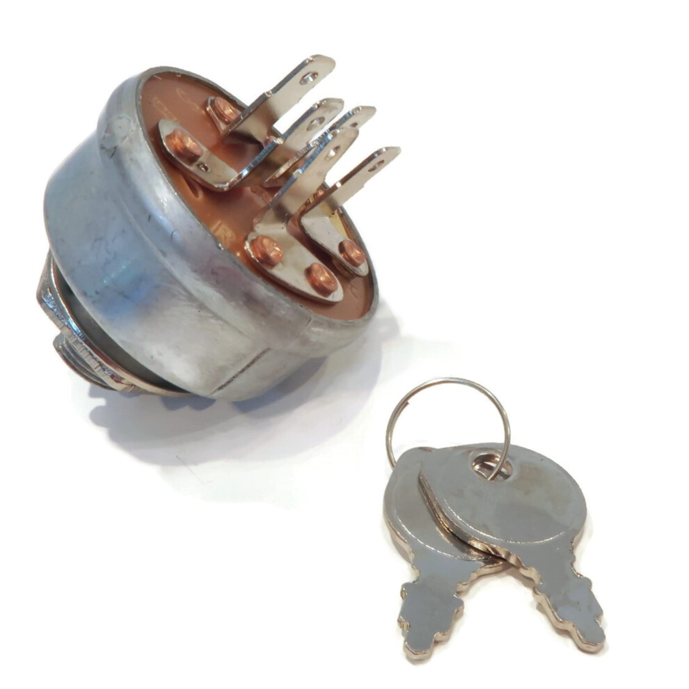 Ignition Switch With Keys For Universal 430249 Tractor, Reliable Engine Start And Secure Keyed Control 9045646702384