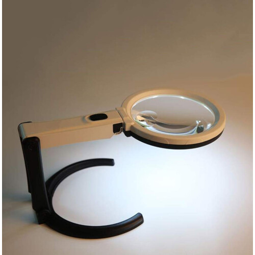 LED Magnifying Lamp with Adjustable Viewing Angle for Reading Crafting Jewelry  Work 2