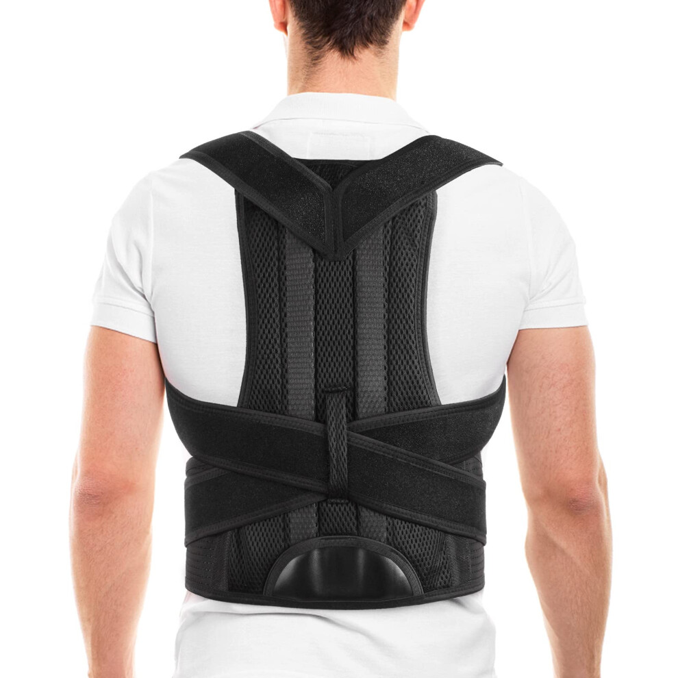 Adjustable Posture Corrector Back Brace for Men and Women with Ergonomic Support XL