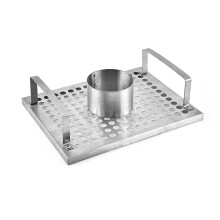 Stainless Steel Beer Can Chicken Roaster Rack for BBQ Grill, Even Heat and Easy Clean