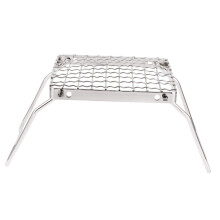 Portable Stainless Steel BBQ Griddle Stand Rack for Outdoor Camping Picnic Cooking and Easy Clean Use