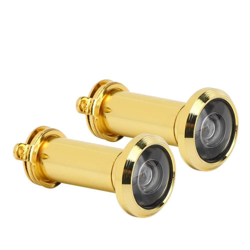 220 Degree Door Viewer Peephole With Privacy Cover, Zinc Alloy Anti Theft For Wood And Metal Doors 9310869705215