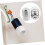 2pcs E27 to E14 Adapter, Light Bulb Socket Converter, Easy Install for Home Lighting 2