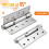 1PC Self Closing Door Hinges Spring Loaded Hinges Adjustable Tension for Garage 4