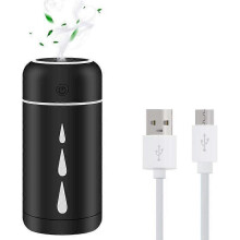 285ML Mini Portable USB Air Humidifier for Car Ultra-Quiet, with Ambient Light,