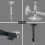 Adjustable Projector Stand 67–120cm Black, Universal Ceiling Mount with Aluminum Alloy Bracket 5