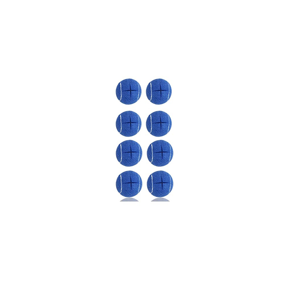 Dark/Blue Precut Walker Tennis Balls 8Pcs Glide Balls For Easy Installation, Floor Protection And Noise Reduction