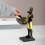 Ägyptische Anubis-Gott-Statue aus Kunstharz mit 5