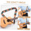 Adjustable Ukulele Strap No Drill Design with Padded Shoulder Support and Quick J Hooks 2