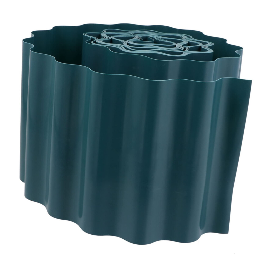 Plastic Garden Edging Roll Easy Installation Flexible Lawn Border Fence For Landscaping 9330225654360
