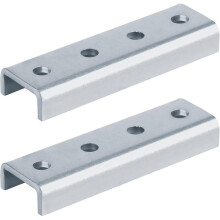 SeraphinaT 2 PCS U Shaped Splice Fittings Strut Connector Bracket External