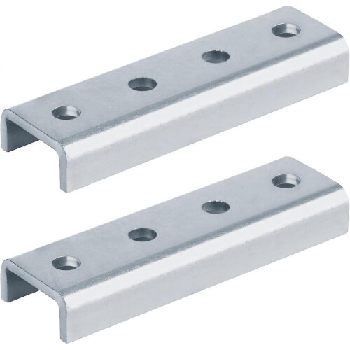SeraphinaT 2 PCS U Shaped Splice Fittings Strut Connector Bracket External