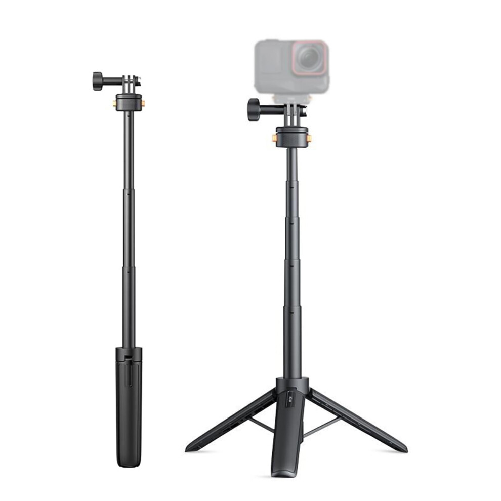 Selfie Stick Tripod With Magnetic Quick Release, Extendable Aluminum Design For Gopro Action Cameras 9330225654285