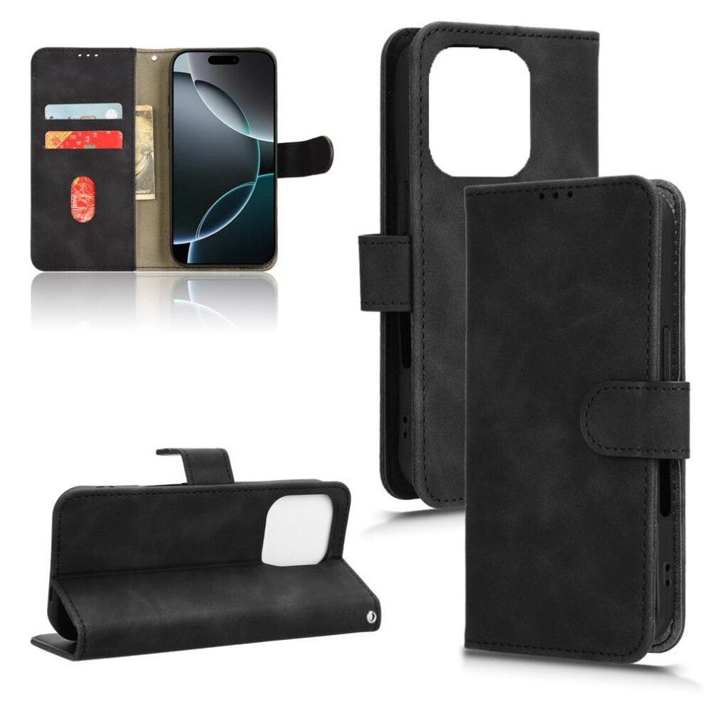 Wallet Case For Xiaomi Poco X2 And Leather Flip Cover For Redmi K30, Magnetic Lock, Card Holder, Stand, Black 9310869662952