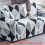 (C, 3 Seater) 1pc Pillowcase (Pillow Insert Not Included), Triangle Pattern, Stretch Sofa Cover 7