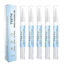 5Pcs Teeth Whitening Gel Pen Stain Remover Teeth Lightening Bleaching Kit Safe