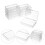 20Pcs Clear Mini Plastic Storage Boxes for Cards and Small Accessories 7