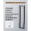 Stainless Steel Sliding Barn Door Pull Handle Dark Grey 48in Heavy Duty Rectangular Design with Mounting Kit 5