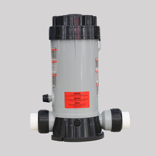 CL200 Inline Pool Automatic Chlorinator Feeder with Quick Connect Unions, Compatible Replacement for Hayward Chlorinator