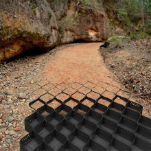 Gravel Stabilizer Grid 2/4 Inch Thick Honeycomb Geo Grid for Driveway Parking Lot Slope and Garden