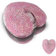 Wireless Bluetooth Mouse, Rechargeable Silent and Stylish Heart-Shaped Mouse for