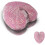 Wireless Bluetooth Mouse, Rechargeable Silent and Stylish Heart-Shaped Mouse for 1