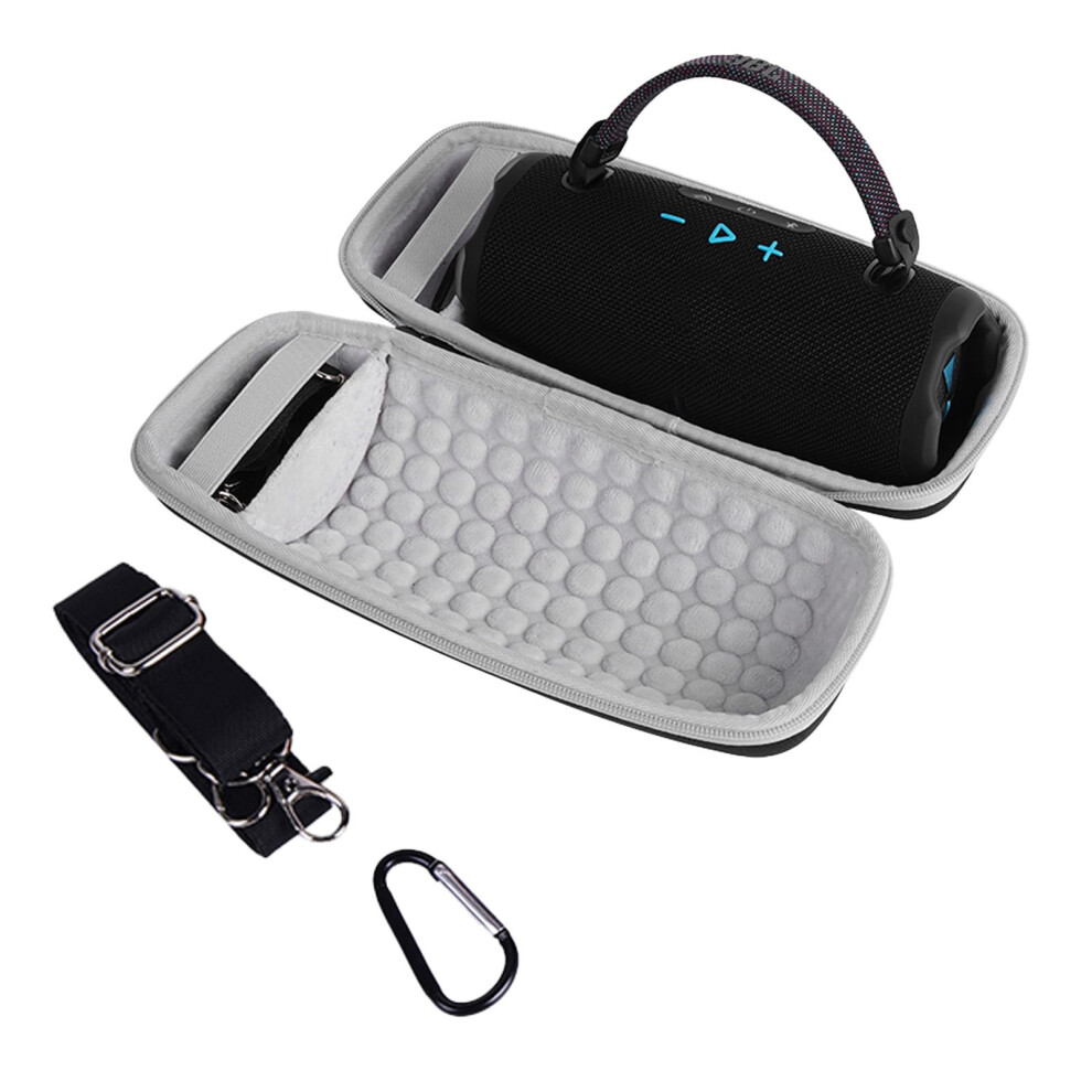 Bluetooth Speaker Carrying Case For Jbl Charge 6, Shockproof Hard Shell With Strap And Accessory Compartment 9330225655169