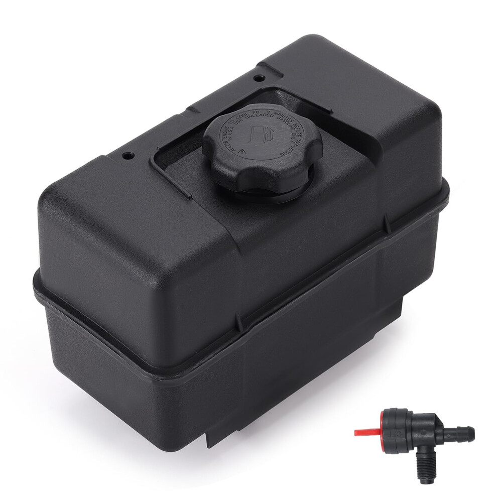 Fuel Tank Replacement 4 Quart Plastic With Shut Off Valve Oem 691993 For Briggs And Stratton 9351714907835