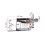 Silver Metal 5 String Banjo Tailpiece Replacement with Secure String Anchoring and Durable Construction 2