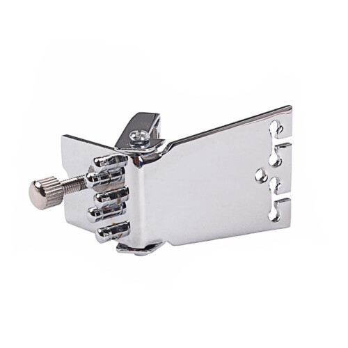 Silver 5 String Banjo Tailpiece HA153 with Vibrato Bridge, Stable Tuning and Easy Installation 1