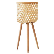 24 Inch Rolling Plant Stand with Removable Basket, Heavy Duty Plant Dolly for Indoor Outdoor Use